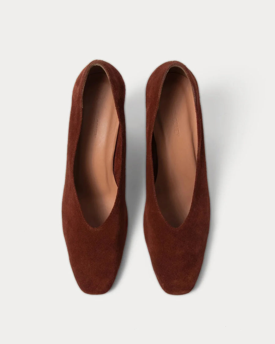 rachel comey Chloris Pump whisky brown top pair