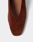 rachel comey Chloris Pump whisky brown top detail