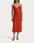 rachel comey granger dress tomato red on figure front