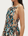 rachel comey marika dress blue floral on figure side detail