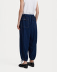 rachel comey mona pant dark indigo on figure back