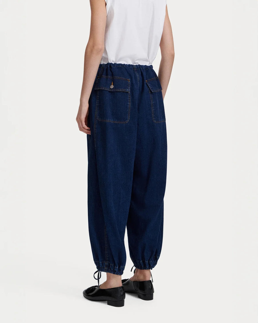 rachel comey mona pant dark indigo on figure back