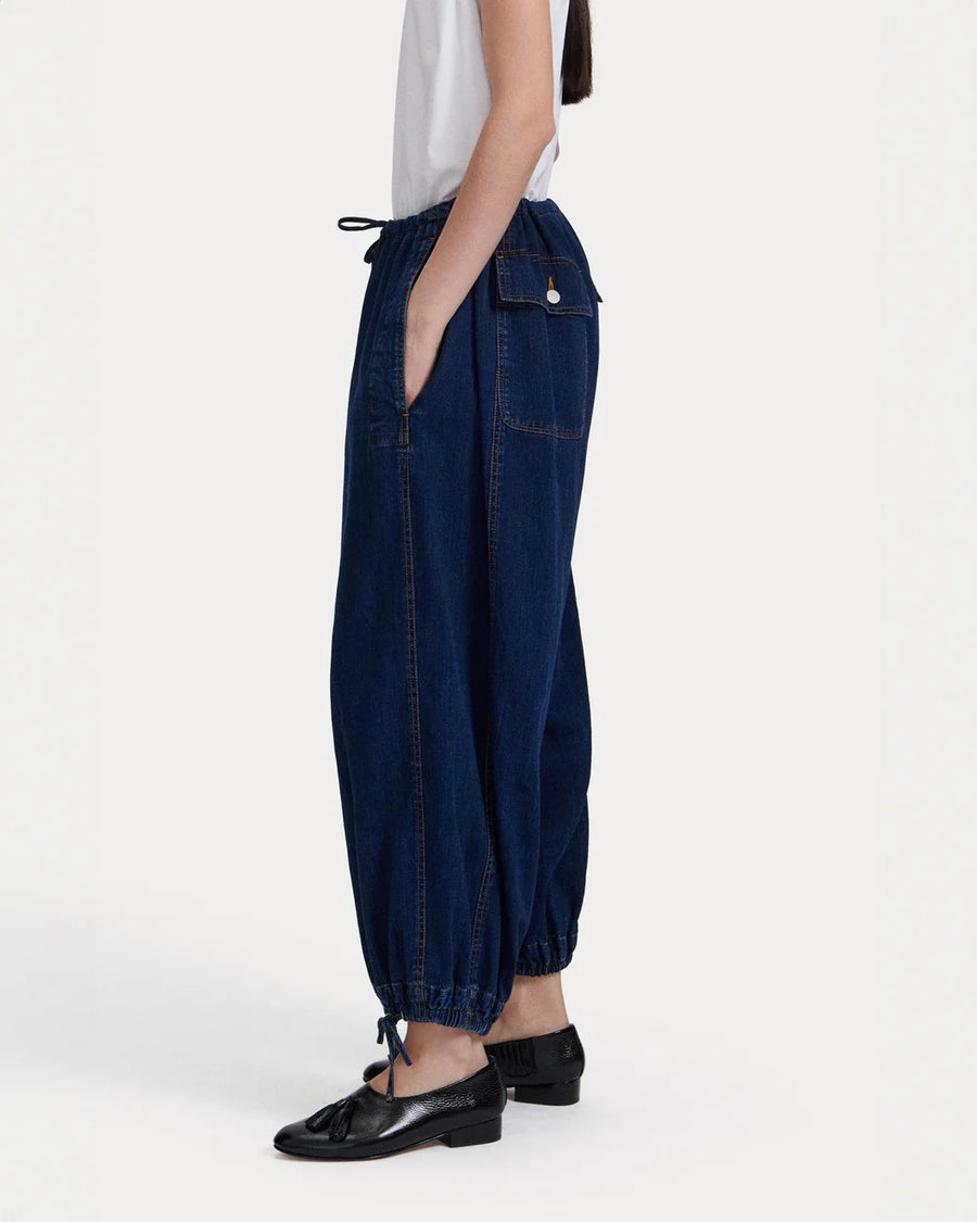 rachel comey mona pant dark indigo on figure side