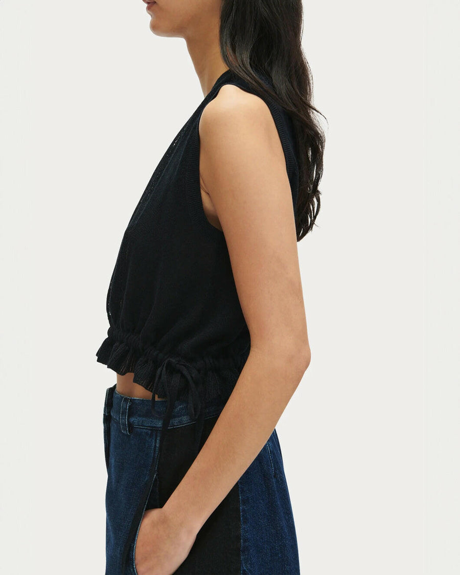 rachel comey new aires top black on figure side