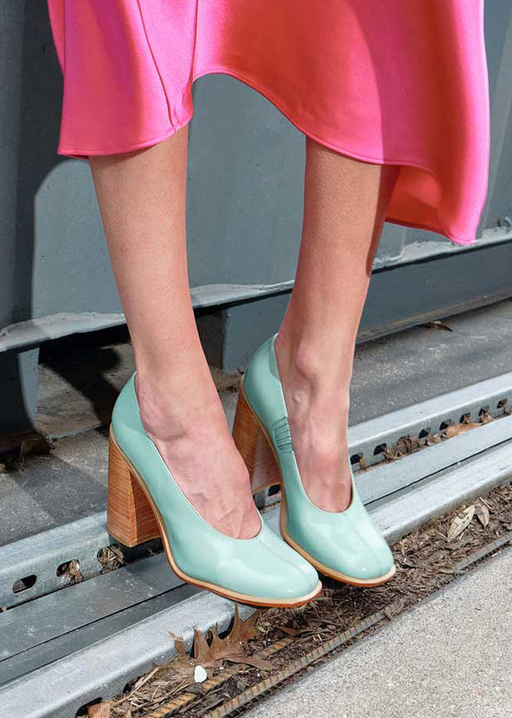 Rachel Comey block heels in mint 