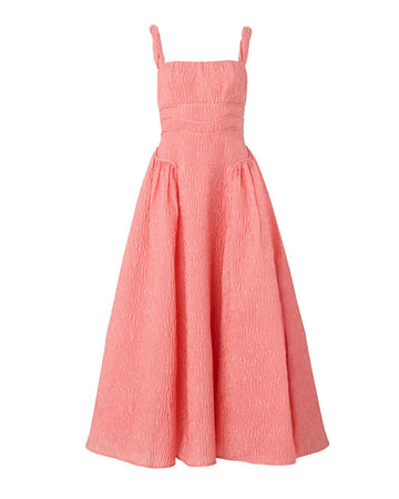 rachel gilbert sophy strap dress pink