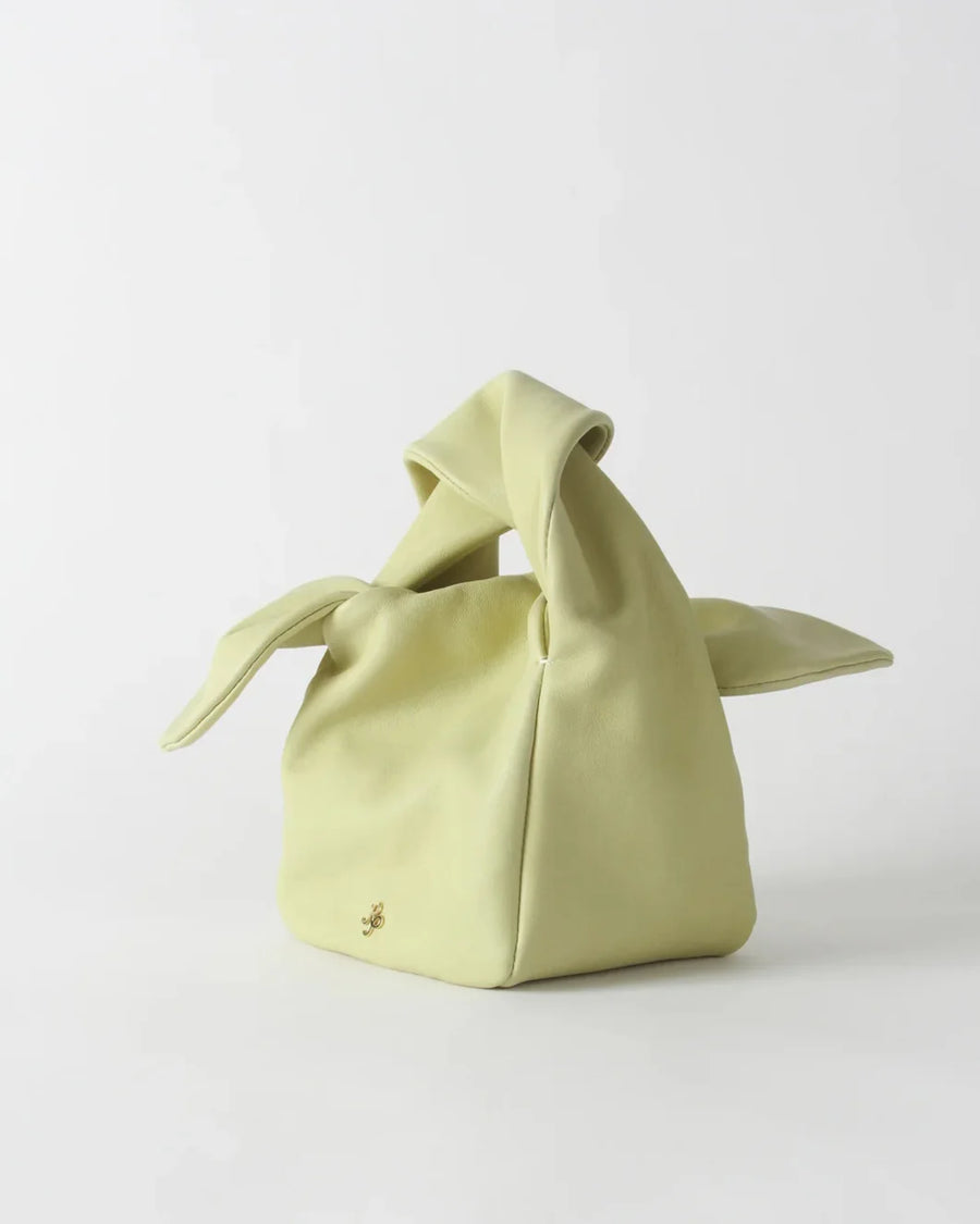 rejina pyo lena bag leather apple green side