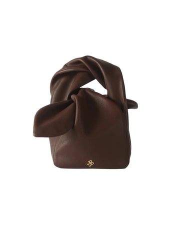 rejina pyo leather Lena Bag Cappucino brown front