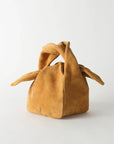 rejina pyo lena bag suede tan side