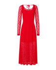 rejina pyo Mila Dress Lace Red