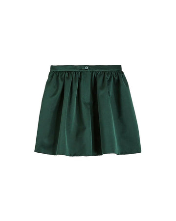 rochas balloon shorts in duchesse green