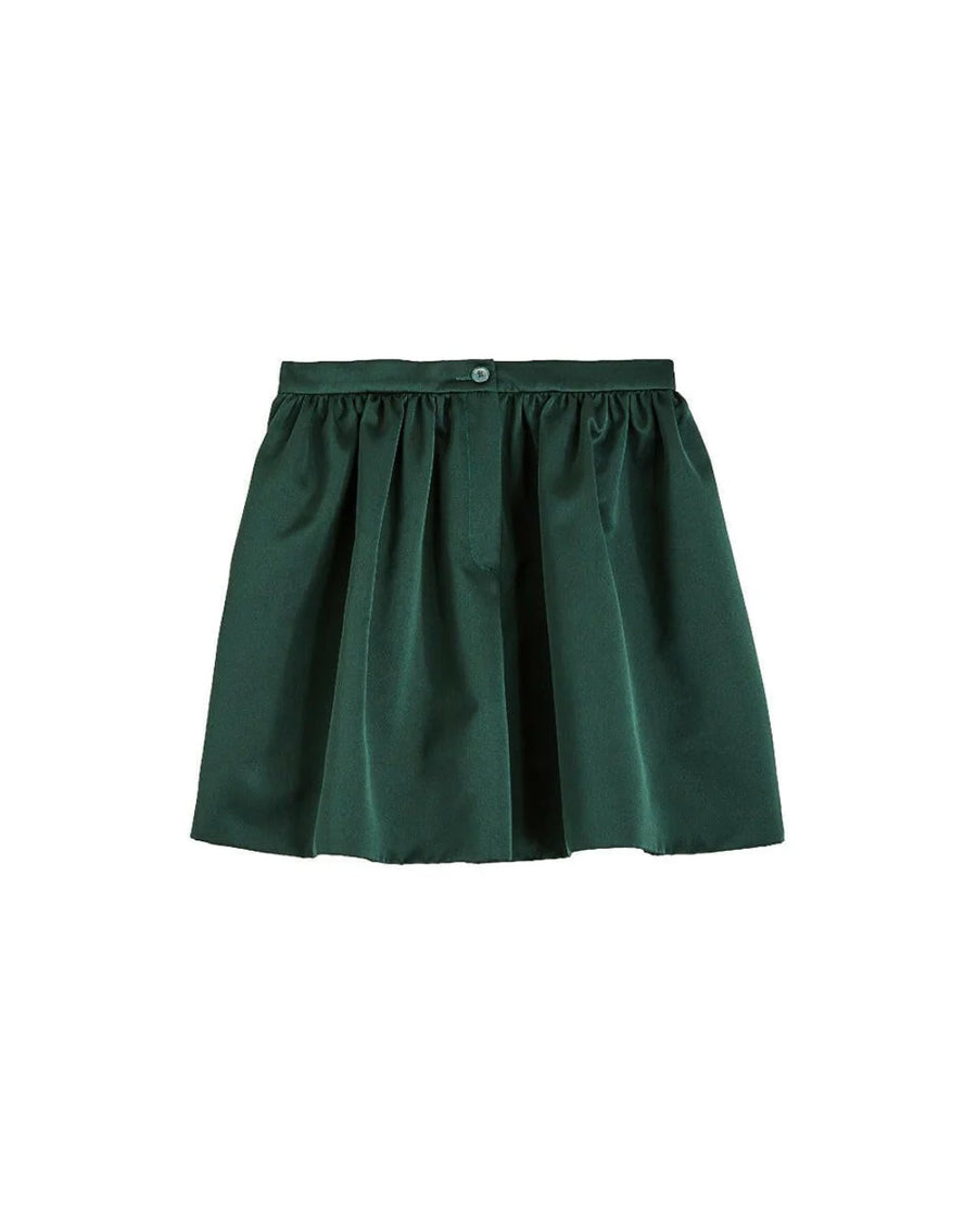 rochas balloon shorts in duchesse green