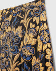rochas pencil skirt in brocade detail