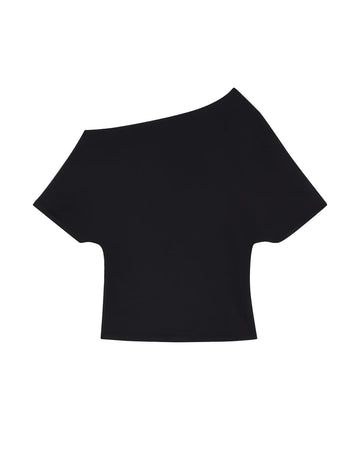 rohe asymmetrical top black