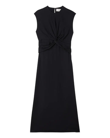 rohe draped dress black