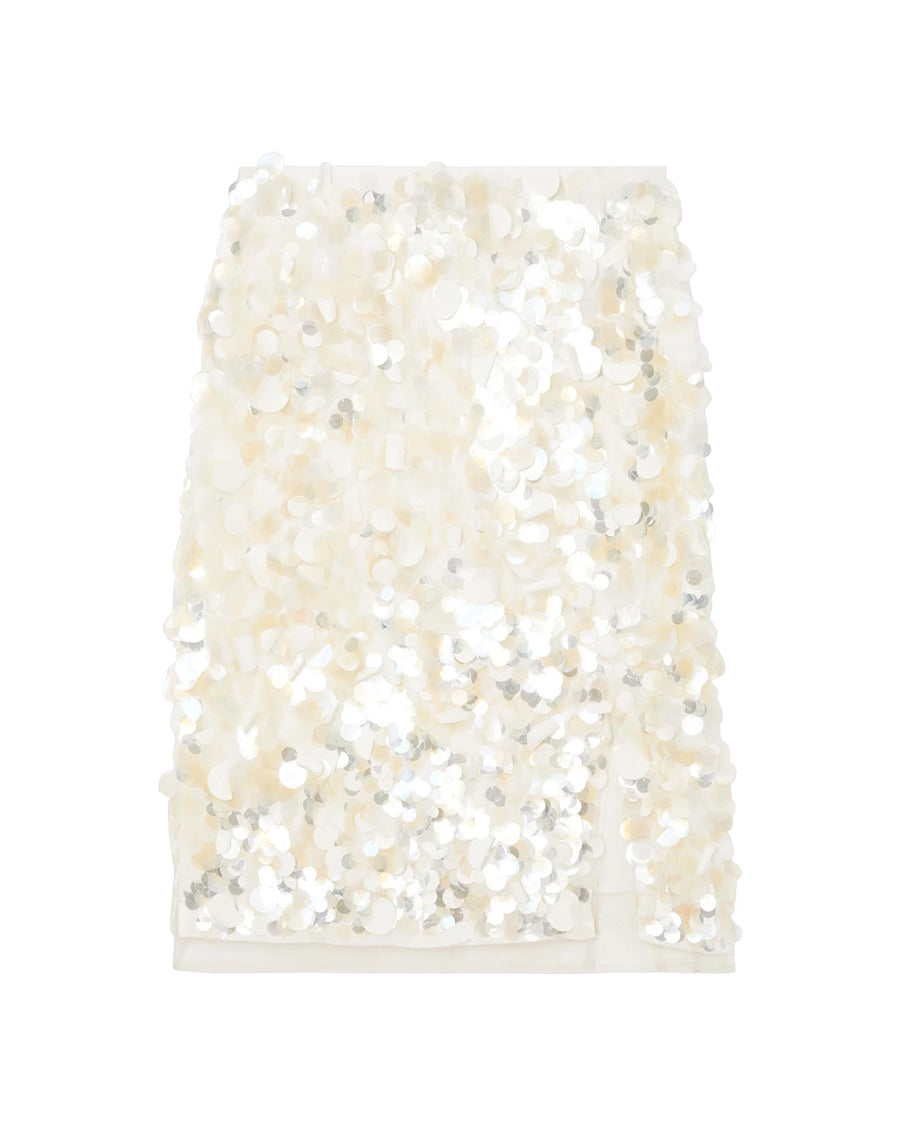 rohe Embellished Handmade Skirt cream