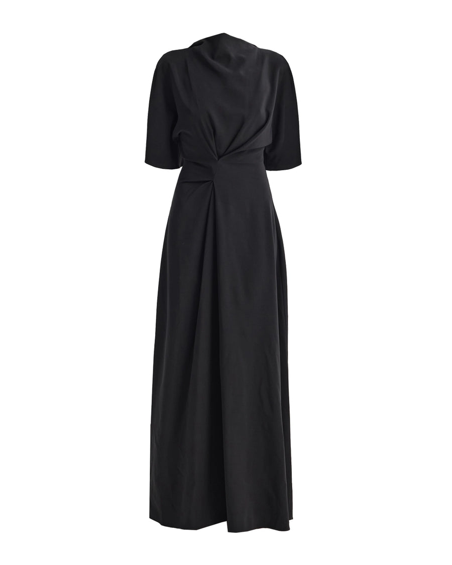 rohe Integrated Twisted Knot Dress black