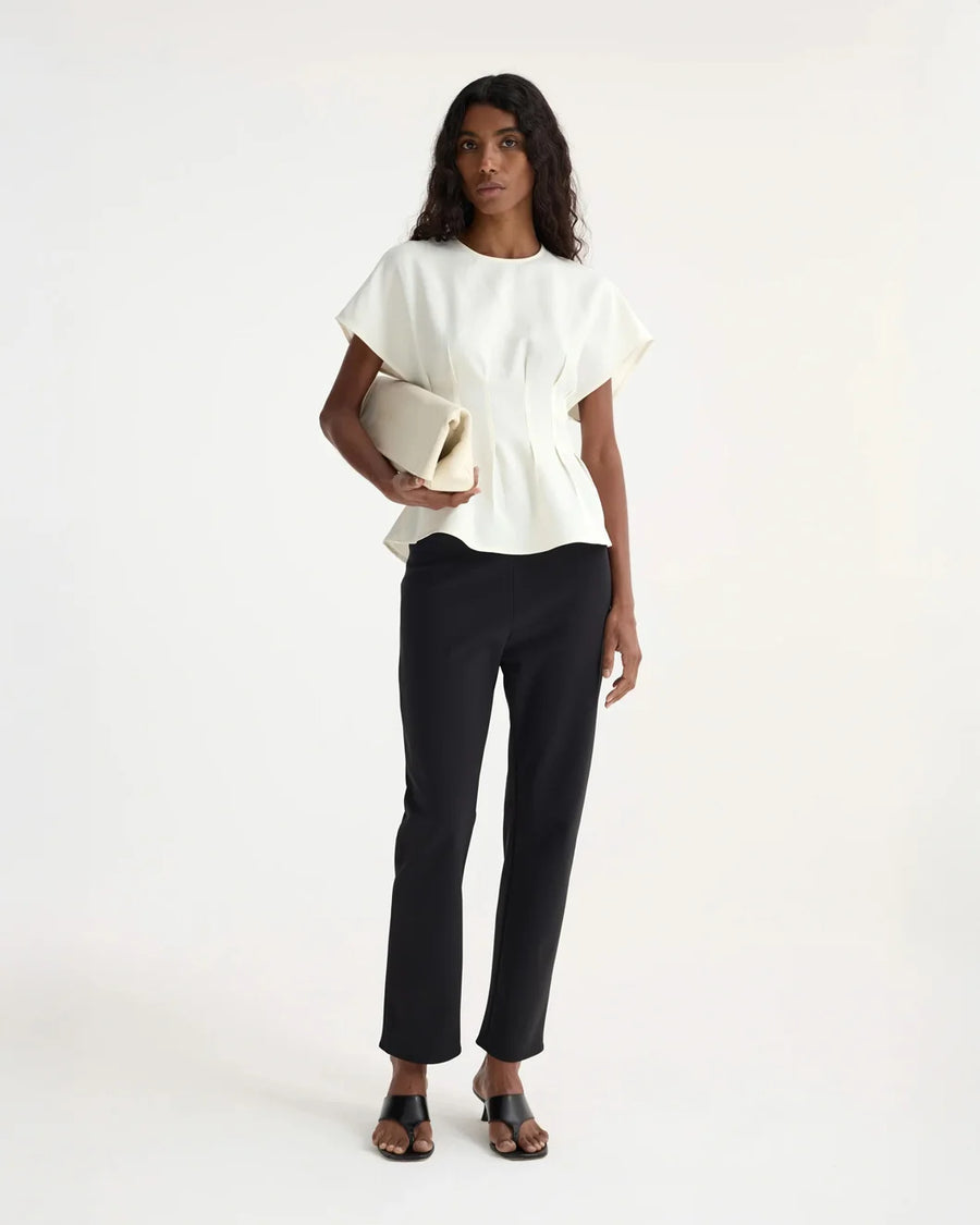 rohe Sculptural Waist Top off white front