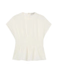 rohe Sculptural Waist Top off white
