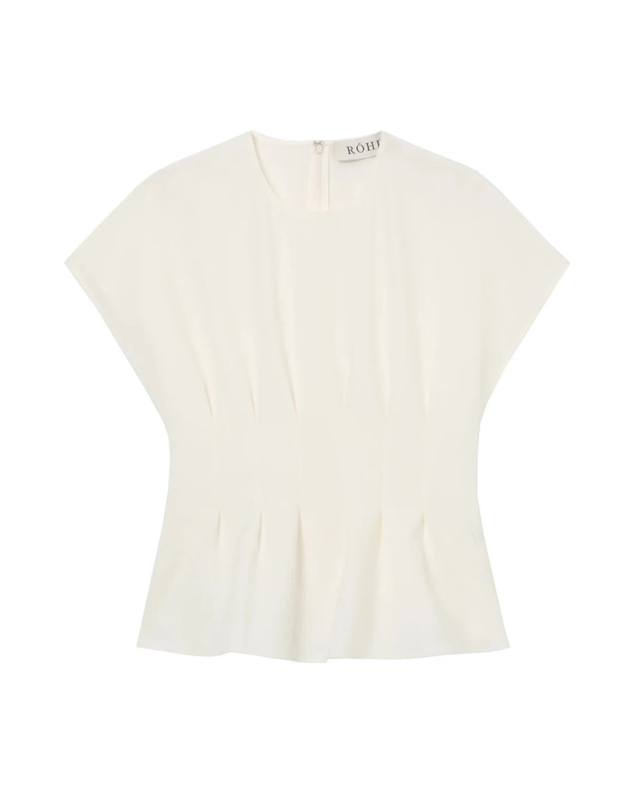 rohe Sculptural Waist Top off white