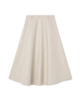 rohe Voluminous A-Line Cotton Skirt sand