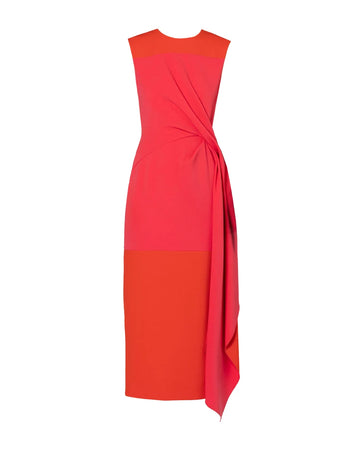 roksanda SIVANNA DRESS sienna red