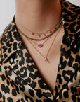 roxanne first diamond harrys lightning bolt necklace on figure