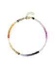 roxanne first rainbow sapphire beaded bracelet isolated