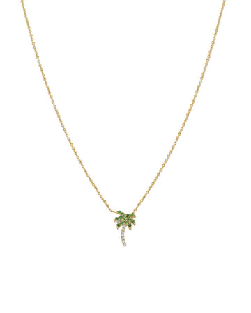 roxanne first rockys mini palm tree necklace isolated