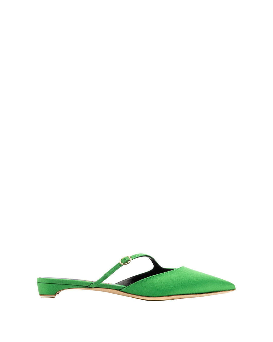 rupert sanderson velma mule emerald green