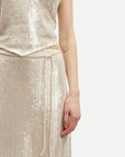 samsoe samsoe Salike Skirt clear cream on figure front detail