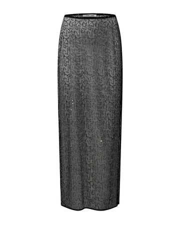 samsoe samsoe Saagneta Long Skirt Black beaded black