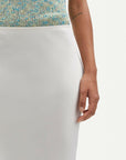 samsoe samsoe saagneta long skirt solitary star white on figure front detail