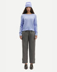 samsoe samsoe Salix Trousers grey melange on figure front