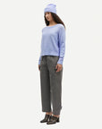 samsoe samsoe Salix Trousers grey melange on figure side