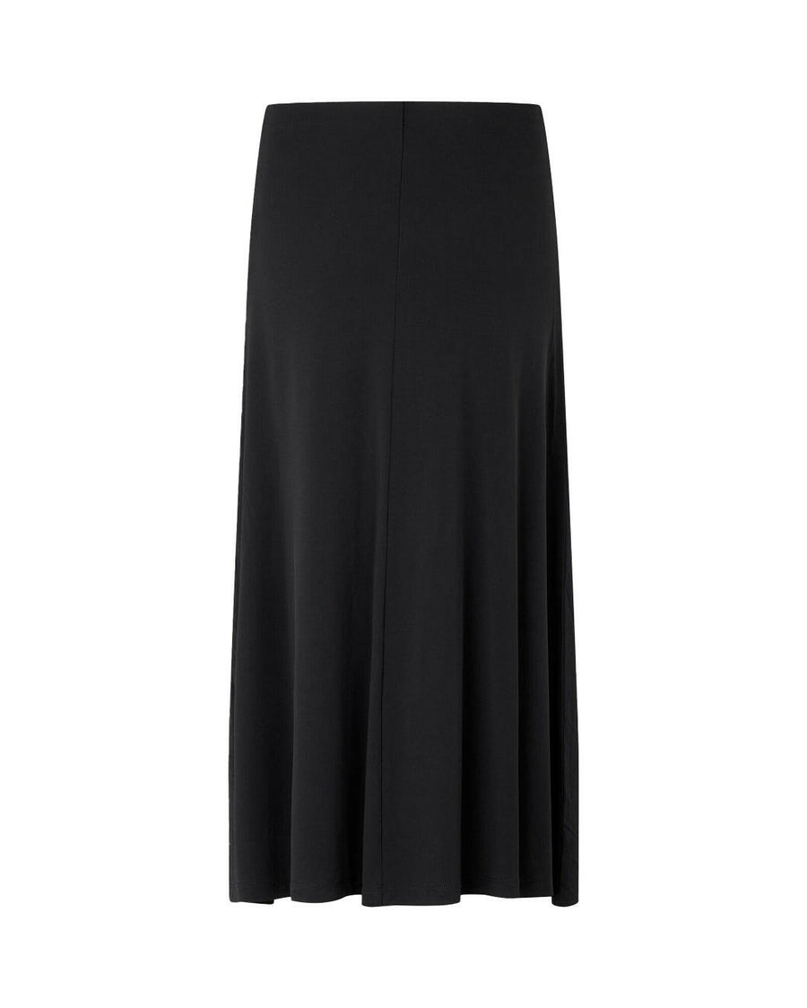 samsoe samsoe samaddi skirt black on figure isolated back