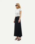 samsoe samsoe samaddi skirt black on figure side