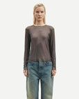 samsoe samsoe Samagda Top black olive on figure front