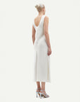 samsoe samsoe sasumma dress solitary star white on figure back