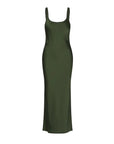 samsoe samsoe sunna dress forest night green