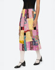 sea ny phoebe patchwork skirt on figure side