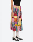 sea ny phoebe patchwork skirt on figure side