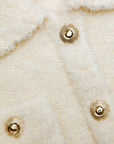 self portrait Cream Fluffy Knit Top detail