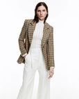 smythe-Tailored-Boyfriend-Blazer-Ochre-Houndstooth front