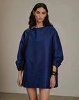 soeur Cybele dress blue on figure front