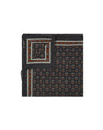 soeur foulard classiq scarf anthracite grey and orange