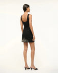 staud le sable dress nyc skyline black on figure back