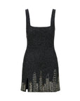 staud le sable dress nyc skyline black