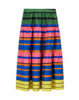 staud sea skirt multi stripes front