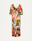 stine goya teresa dress summer day poppies back